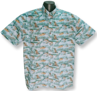 Freshwater Fishing Shirt- Made in USA- Cotton
